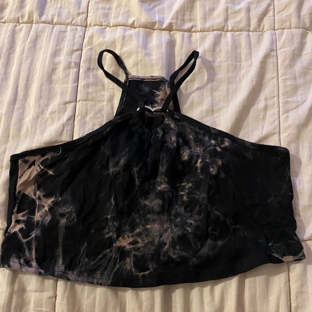 Black and brown crop top